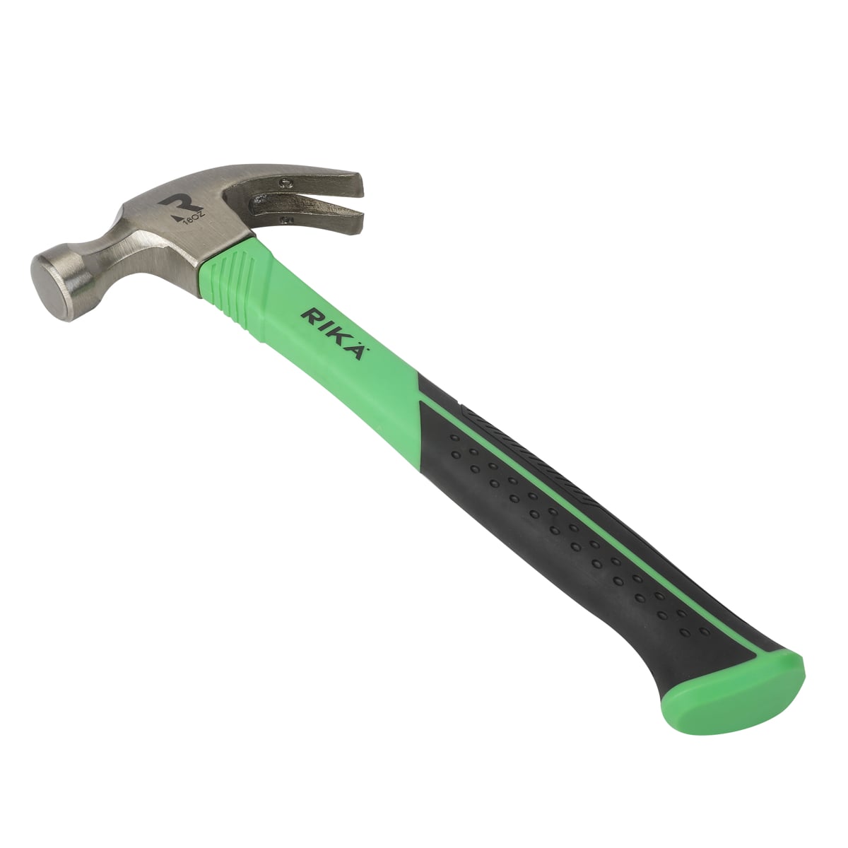 Rikä 16oz Fibreglass Claw Hammer with Soft Grip Handle